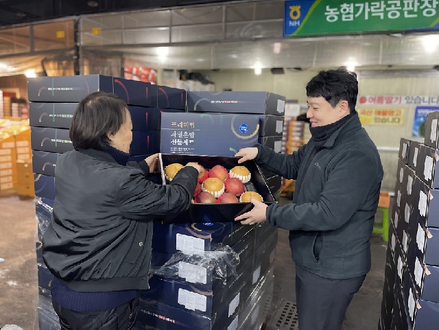 “우리 농산물 선물세트, 이제 온라인도매시장에서 만나보세요!” 대표 이미지